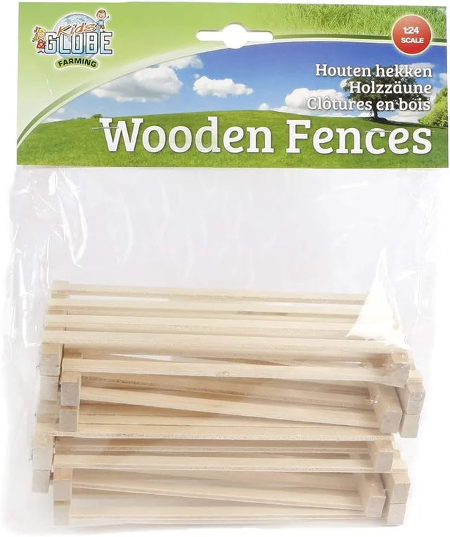 Kids Globe Wooden Fence (Pack of 6)