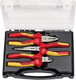Draper Expert Ergo Plus Vde Slimline Plier Set, 160mm/180mm/200mm, 3 Pieces