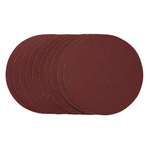 Draper Sanding Discs, 150mm, PSA, 120 Grit (Pack of 10)