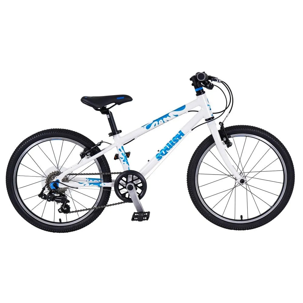 Squish 20" Kids Bike - Lightweight Alloy Frame, 7-Speed Shimano, White