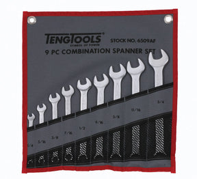 Teng Tools 9 Piece AF Combination Spanner Set