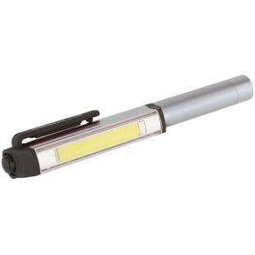 Draper COB LED Aluminium Pocket Torch (3W) (3 x AAA Batteries)