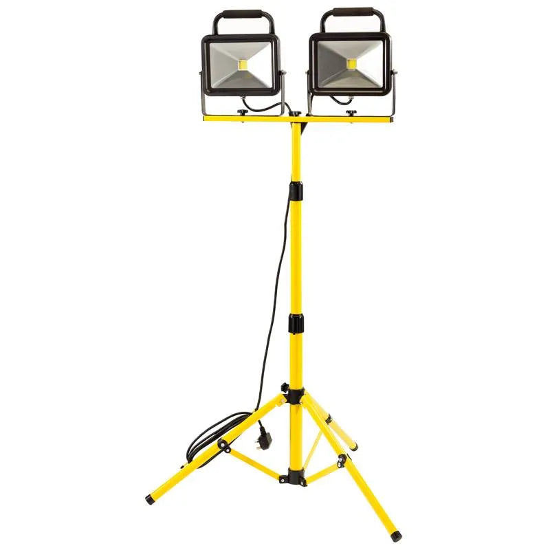 Draper Twin Cob Led Worklamp with Tripod (30W)