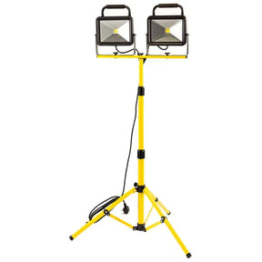 Draper Twin Cob Led Worklamp with Tripod (30W)