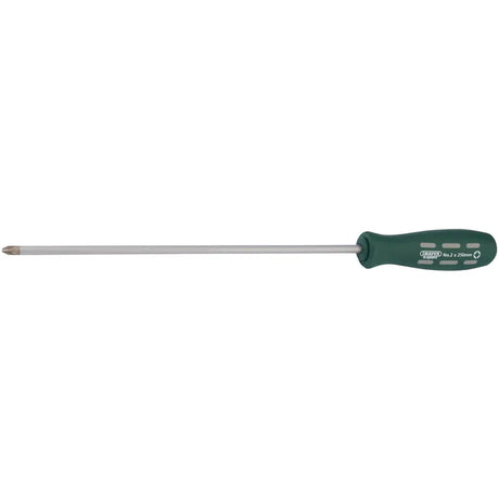 Draper No. 2 x 250mm Long Reach Mechanics/Engineers PZ Type Screwdriver (Sold Loose)