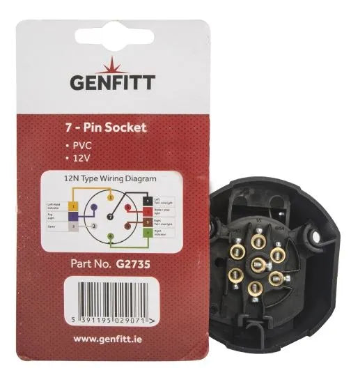 7-Pin 12V PVC Socket - G2735 
