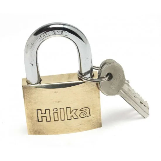 Hilka 50mm Full Brass Padlock 
