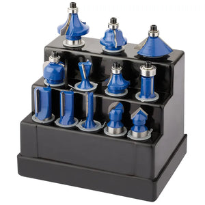 Draper TCT Router Bit Set 1/2" 12 Piece