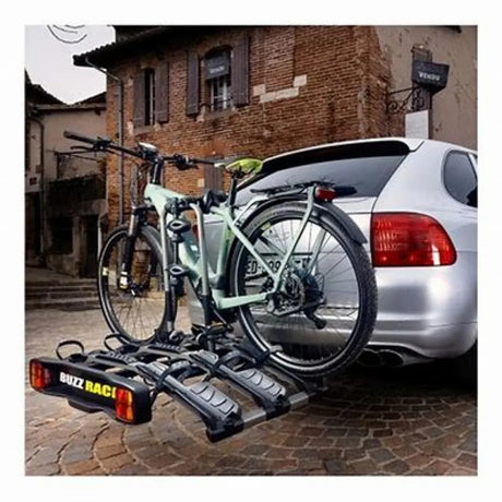 Buzzrack Hornet 3 Bike Tow Bar Rack | Fits Regular & E-Bikes | 3-Bike Capacity