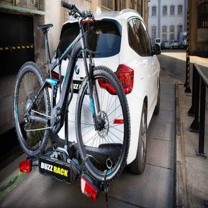 Buzzrack E-Scorpion 1 Bike Tow Bar Rack - Heavy-Duty, Foldable Bike Carrier for E-Bikes & MTB