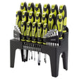 Draper 44pc Green Screwdriver, Hex Key, and Bit Set | Versatile Toolkit for All Fixing Systems