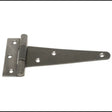 8" Galvanised Scotch T-Hinge Pair - Heavy Duty Hinges for Gates, Doors & Sheds