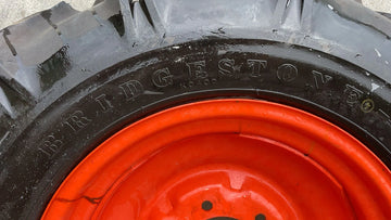 8.0 x 16 Rear Agri Tyres + 6 stud rim to suit B1 