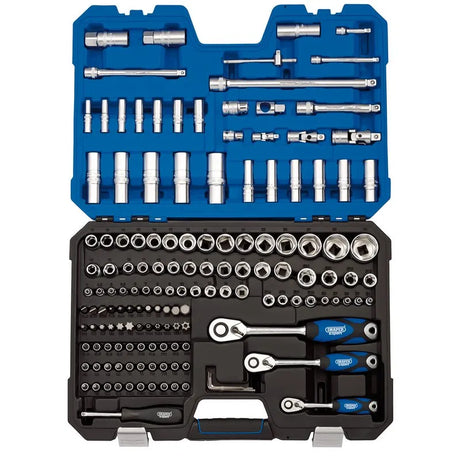 Draper Metric Socket Set, 1/4", 3/8" and 1/2" Sq. Dr. (149 Piece)