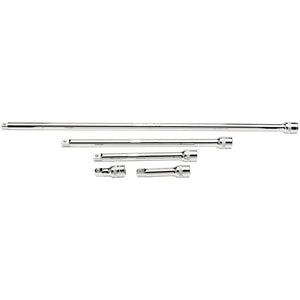 Draper Extension Bar Set, 3/8" Sq. Dr., Polished Chrome (5 Piece)