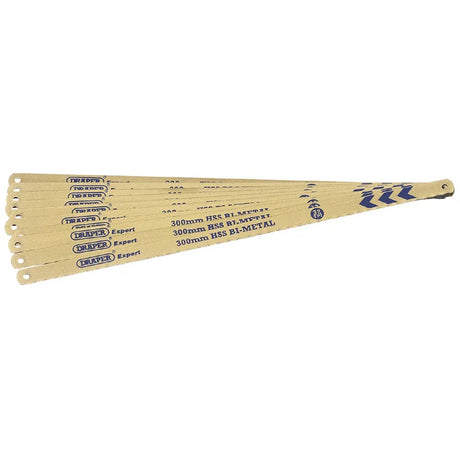 Draper Bi-Metal Hacksaw Blades, 300 Mm, 24 Tpi (pack of 10)