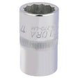 Draper 17mm 1/2" Sq. Dr. Elora Bi-Hexagon Socket