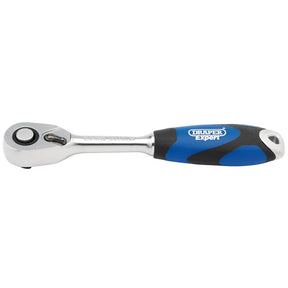 Draper 1/4" Sq. 72 Tooth Soft Grip Reversible Ratchets