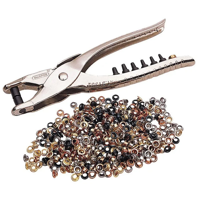 Draper 210mm Interchangeable Hole Punch and Eyelet Pliers