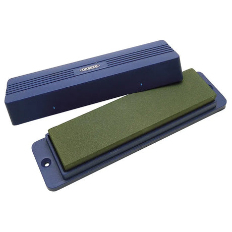 Draper 200 x 50 x 25mm Silicone Carbide Sharpening Stone with Box