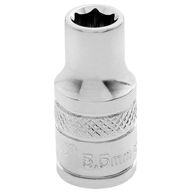 Draper 1/4" Sq. Hi-Torq® 6 Point Socket (5.5mm)