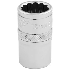 Draper 1/2" Sq. Hi-Torq® 12 Point Socket (15mm)