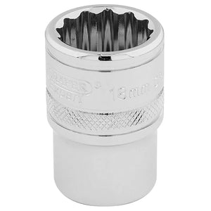 Draper 1/2" Sq. Hi-Torq® 12 Point Socket (18mm)
