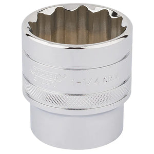Draper 1/2" Sq. Hi-Torq® 12 Point Socket (1.1/4")