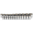 Draper 1/2" Sq. Loose Metric Polished Chrome socket (23 Piece)