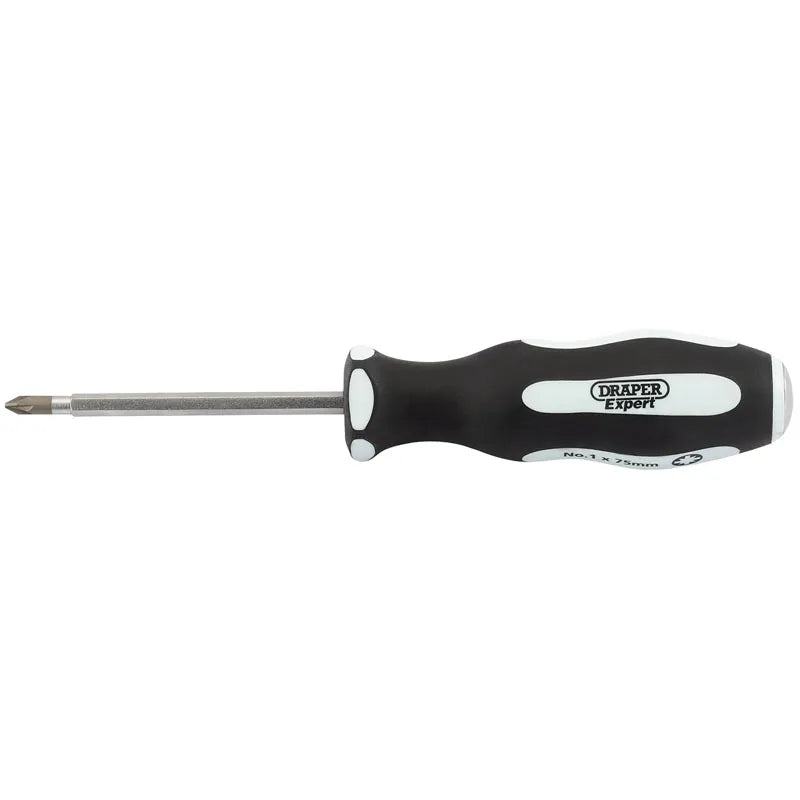Draper 'Pound Thru' PZ TYPE Soft Grip Screwdriver No.2 X 100mm
