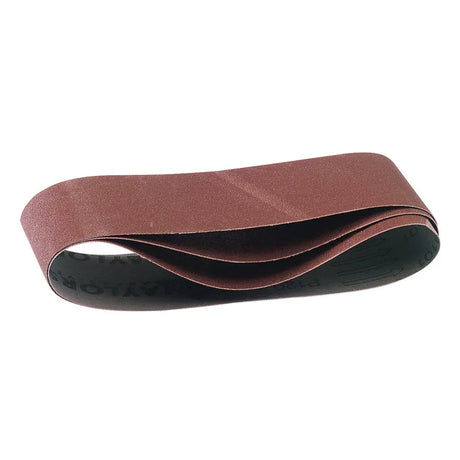 533 x 75mm 80Grit Aluminium Oxide Sanding Belts Pack of 3