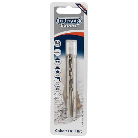 Draper 5.0mm HSS Cobalt Drill