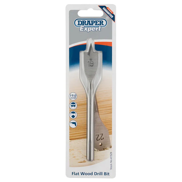 Draper 19.0mm Flat Wood Bit