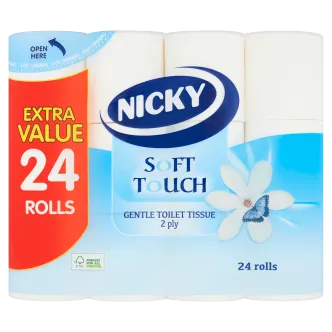 Nicky Toilet Roll 24 Pack