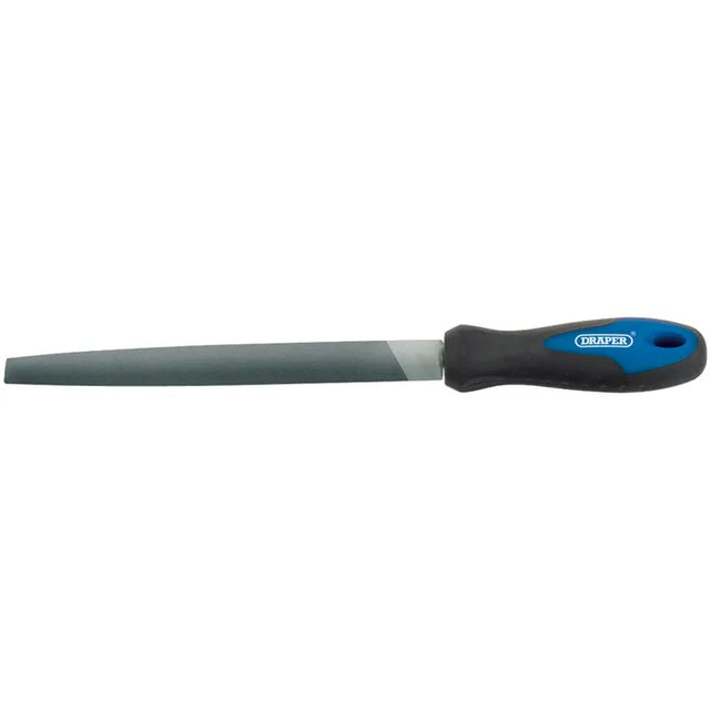 Draper Soft Grip Engineer's File Round File And Handle 200mm