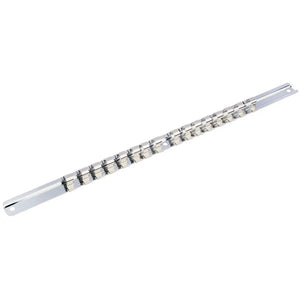 Draper 3/8" Sq. Retaining Bar with 16 Clips (415mm)