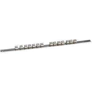 Draper 1/2" Sq. Retaining Bar with 14 Clips (400mm)