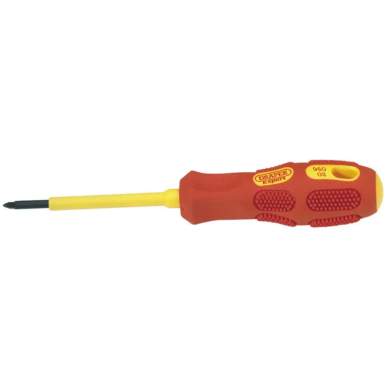 Draper Fully Insulated PZ Type Screwdriver, No.0 X 60mm