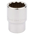 Draper Sockets 12 Point 1/2'' Drive (Single) - 20mm