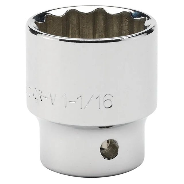 Draper 1.1/16" 1/2" Sq. Hi-Torq® 12 Point Socket
