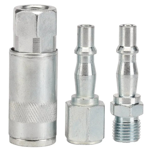 Draper 1/4" BSP Air Line Coupling Set (3 Piece)