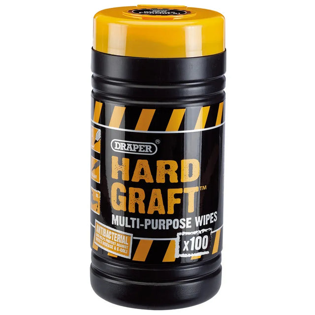Draper 'Hard Graft' Wipes (Tub of 100)