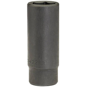Draper Single 1/2'' Square Drive Deep Impact Sockets - 22mm
