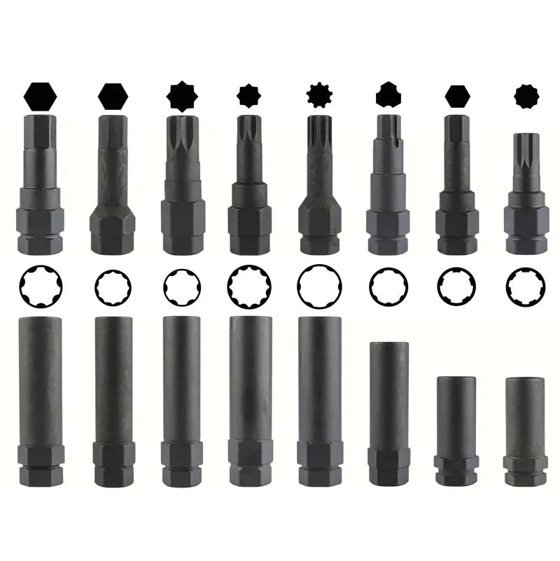 Draper Locking Wheel Nut Master Set (16 Piece)