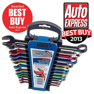 Draper Hi-Torq Metric Coloured Combination Spanner Set (13 Piece)