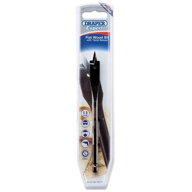 Draper 13mm Flat Wood Bit