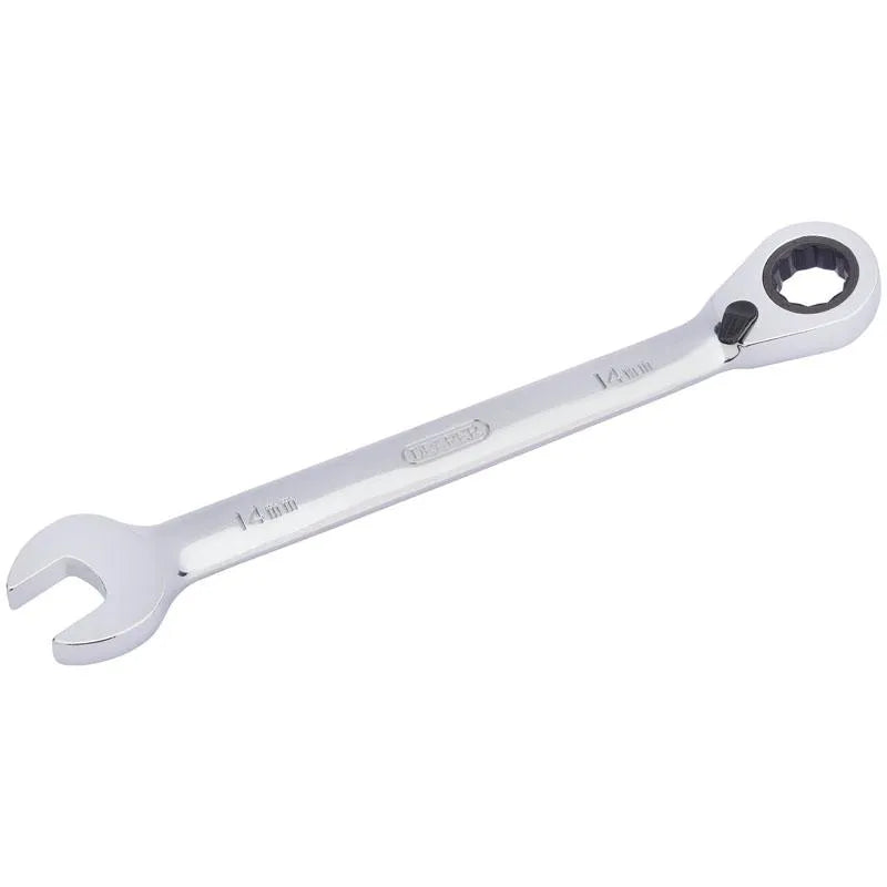 Draper 14mm Hi-Torq Metric Reversible Ratcheting Combination Spanner