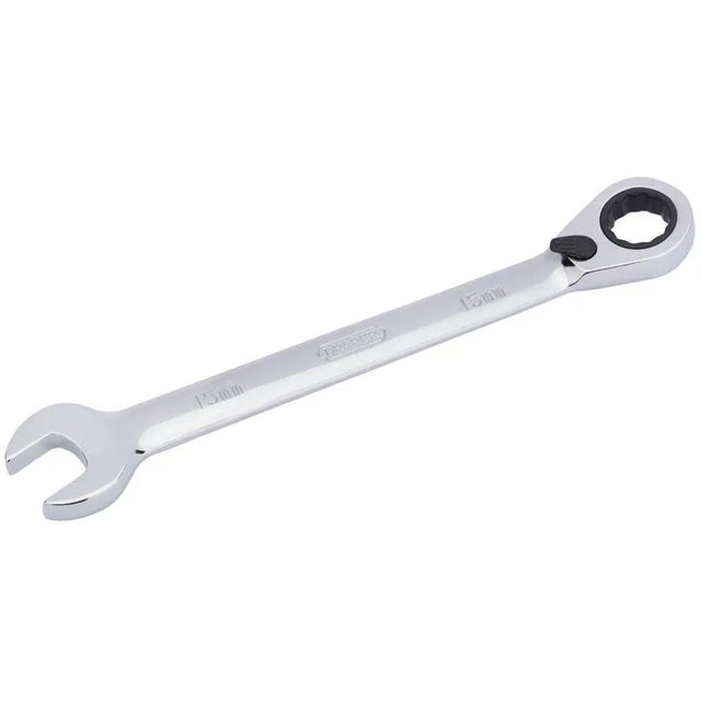 Draper 15mm Hi-Torq Metric Reversible Ratcheting Combination Spanner
