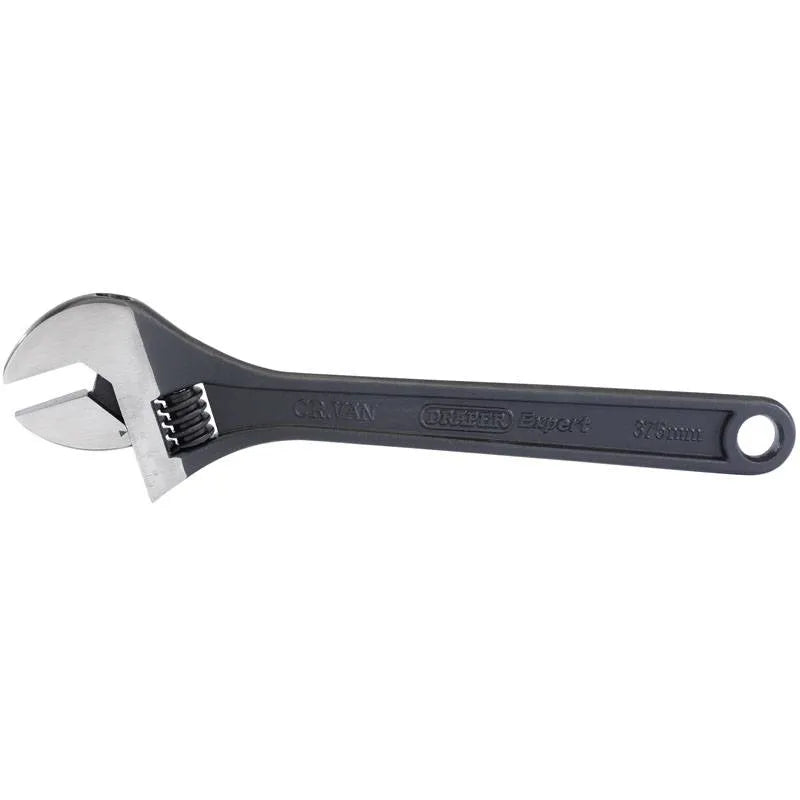 Draper 375mm Crescent-Type Adjustable Wrench with Phosphate Finish