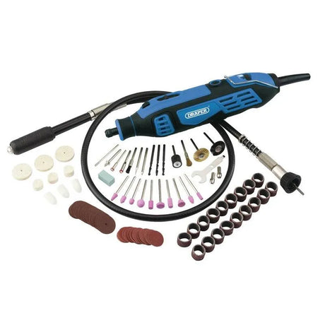 230V Rotary Multi-Tool Kit - 180W Motor, 111-Piece Accessory Set (58300)